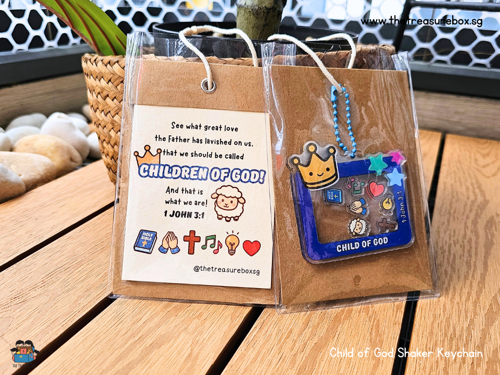 Child of God Shaker Keychain – The Treasure Box SG