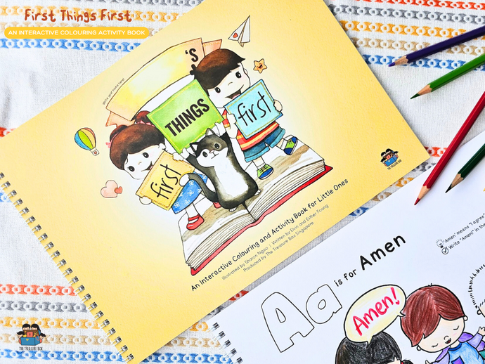 First Things First: Interactive Colouring Activity Book