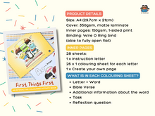 Load image into Gallery viewer, First Things First: Interactive Colouring Activity Book