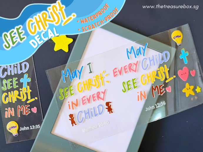 SEE CHRIST Waterproof Decals