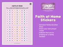 Load image into Gallery viewer, 2024 Family Devotional Wall Planner: STICKY SITUATIONS