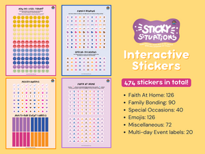 2024 Family Devotional Wall Planner: STICKY SITUATIONS