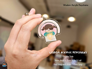 Wisdom Acrylic Keychain