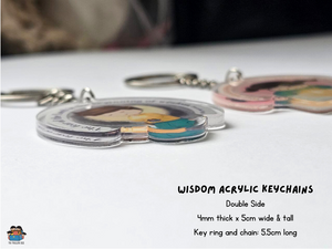 Wisdom Acrylic Keychain