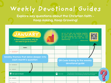 Load image into Gallery viewer, 2025 Family Devotional Wall Planner - I HAVE A QUESTION!