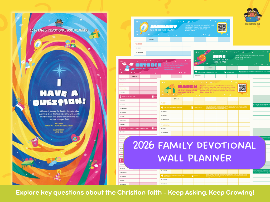 2026 Family Devotional Wall Planner - I HAVE A QUESTION!