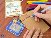 Load image into Gallery viewer, Child of God Shaker Keychain