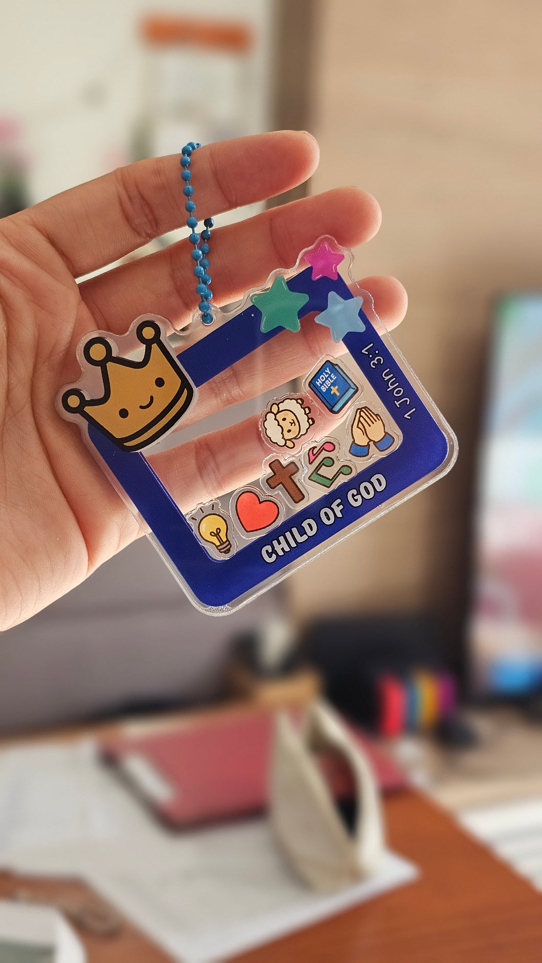 Child of God Shaker Keychain