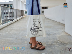 1 Samuel 7:12 Totebag