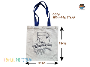 1 Samuel 7:12 Totebag