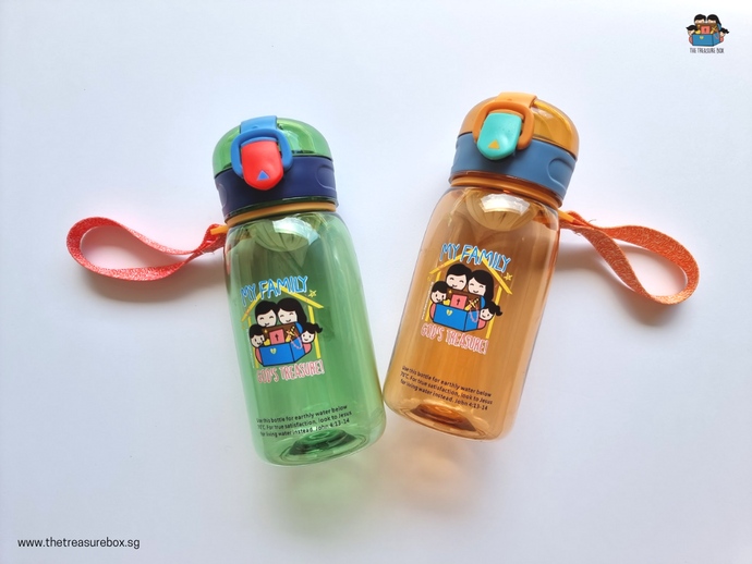 My Family, God's Treasure Water Bottle