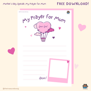 [Printable] My Prayer for Mum (Pink)