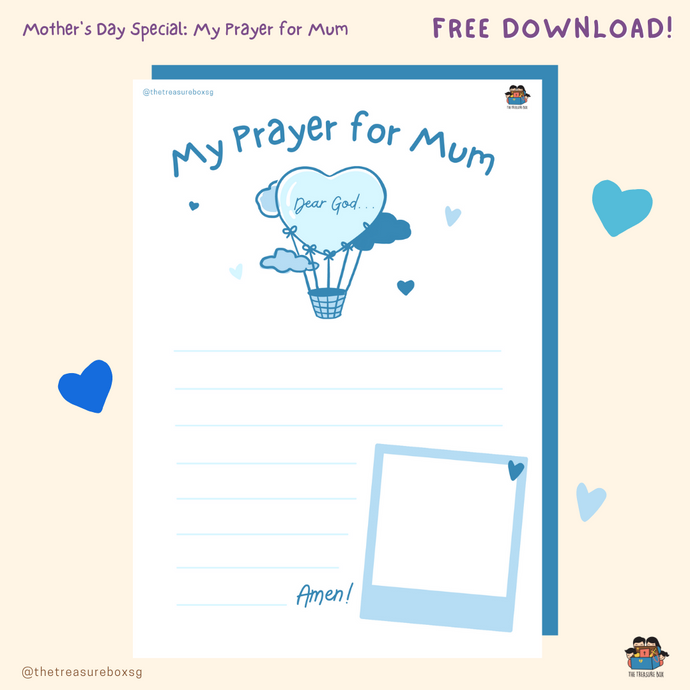 [Printable] My Prayer for Mum (Blue)