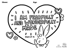 Load image into Gallery viewer, Abby Rabbit Colouring Sheet