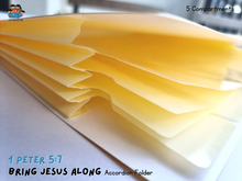 Load image into Gallery viewer, &quot;Bring Jesus Along&quot; Accordion Folder