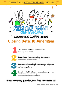 Abby Rabbit Colouring Sheet
