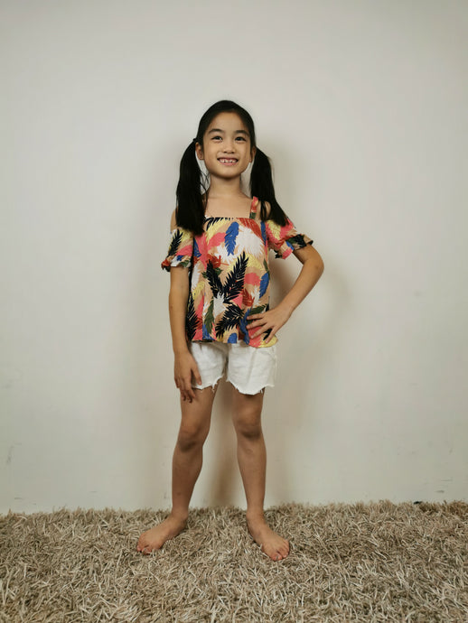 Hawaiian Off-Shoulder 2-piece set