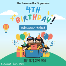 Load image into Gallery viewer, TTB is Four Admission Ticket