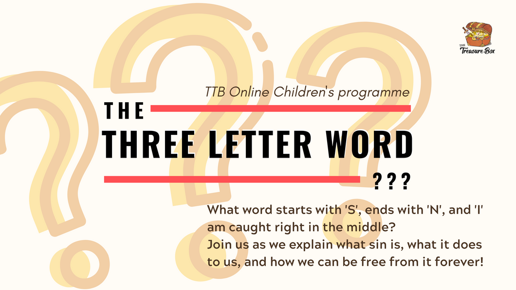Parent's Guide: The Three Letter Word - SIN